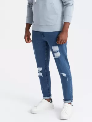 Pánské džíny OMBRE OM-PADP-0163 BLUE