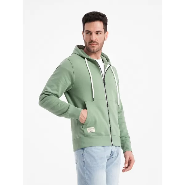  Pánská mikina OMBRE OM-SSBZ-0178 GREEN 