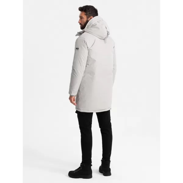  Pánská bunda OMBRE OM-JALJ-0166 CREAM 