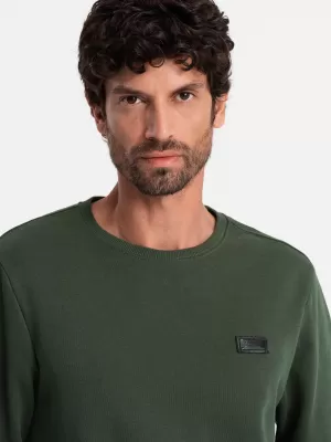 Pánská mikina OMBRE OM-SSNZ-0136 DARK GREEN