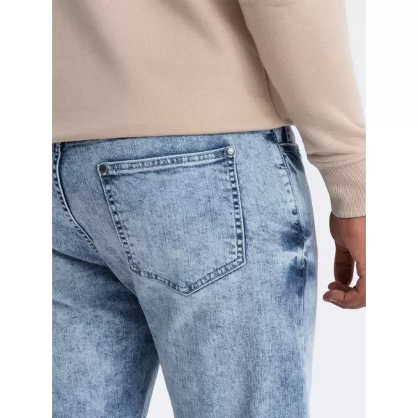  Pánské džíny OMBRE OM-PADP-0161 BLUE 