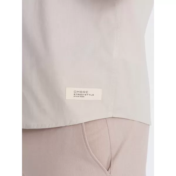  Pánská košile OMBRE OM-SHSS-0168 CREAM 