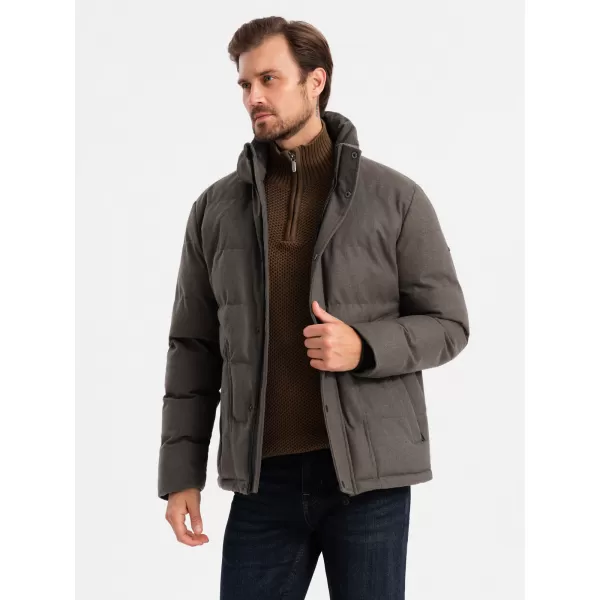  Pánská bunda OMBRE OM-JAHP-0203 OLIVE 