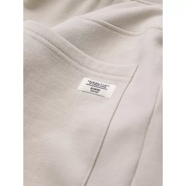  Pánské tepláky OMBRE OM-PABS-0173 LIGHT BEIGE 