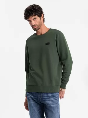 Pánská mikina OMBRE OM-SSNZ-0136 DARK GREEN