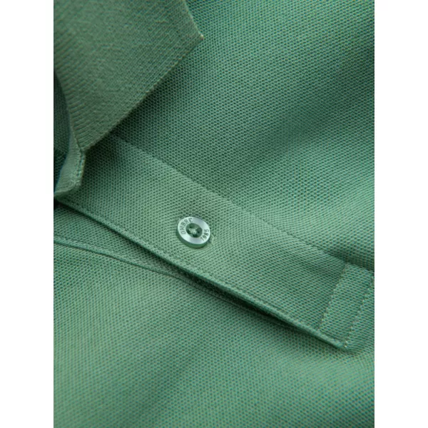  Pánské triko s límečkem OMBRE OM-POBS-0100 GREEN 