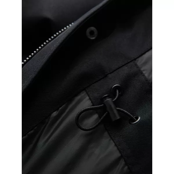  Pánská zimní bunda OMBRE OM-JALJ-0182 BLACK 