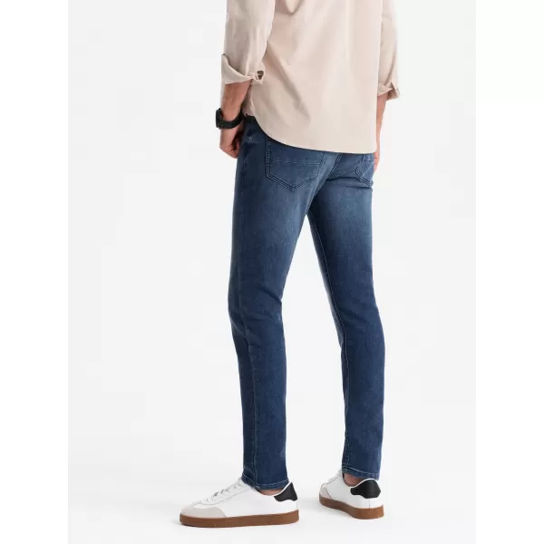  Pánské džíny OMBRE OM-PADP-0214 BLUE 