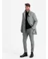 Pánský kabát OMBRE OM-COWC-0108 GREY