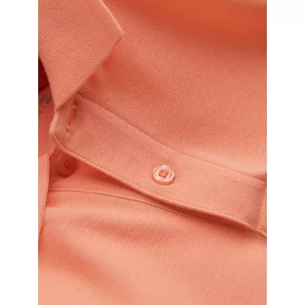  Pánské triko s límečkem OMBRE OM-POBS-0100 PEACH 