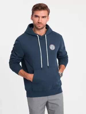 Pánská mikina OMBRE OM-SSNZ-0144 NAVY BLUE