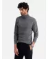 Pánský svetr OMBRE OM-SWTN-0101 GREY MELANGE