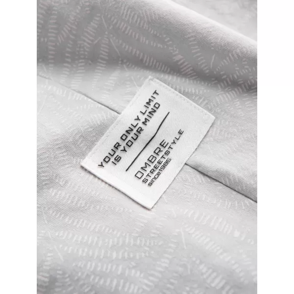  Pánské triko OMBRE OM-TSFP-0182 GREY 