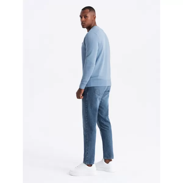  Pánská mikina OMBRE OM-SSNZ-0136 BLUE 