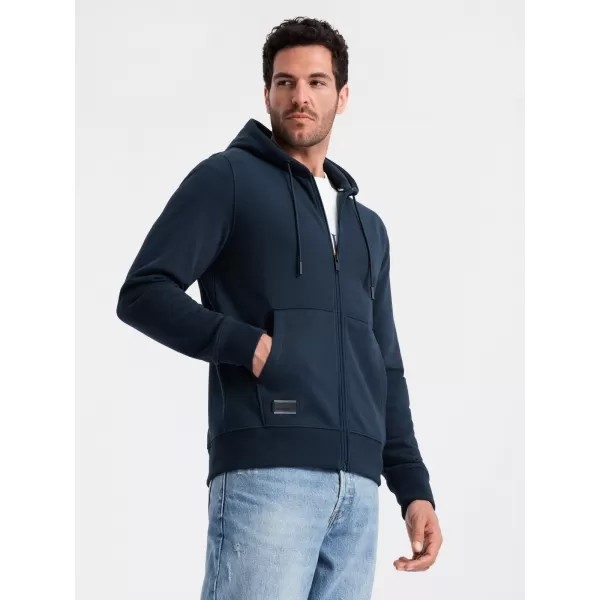  Pánská mikina OMBRE OM-SSBZ-0160 NAVY BLUE 
