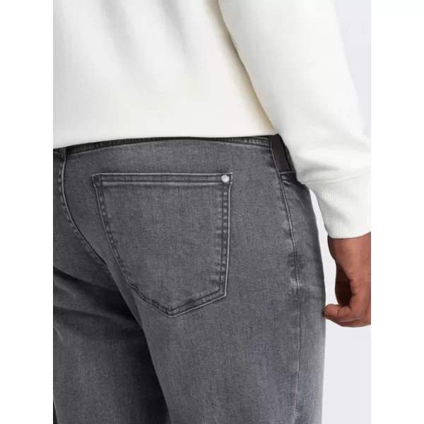  Pánské džíny OMBRE OM-PADP-0161 GRAY 