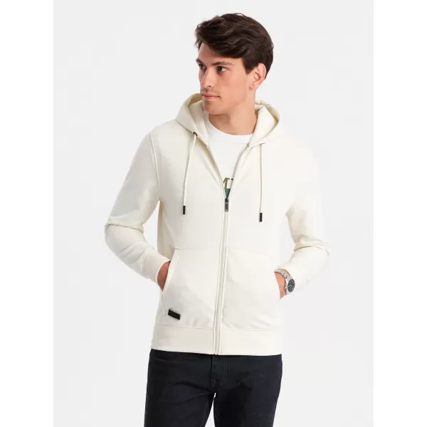  Pánská mikina OMBRE OM-SSBZ-0160 CREAM 