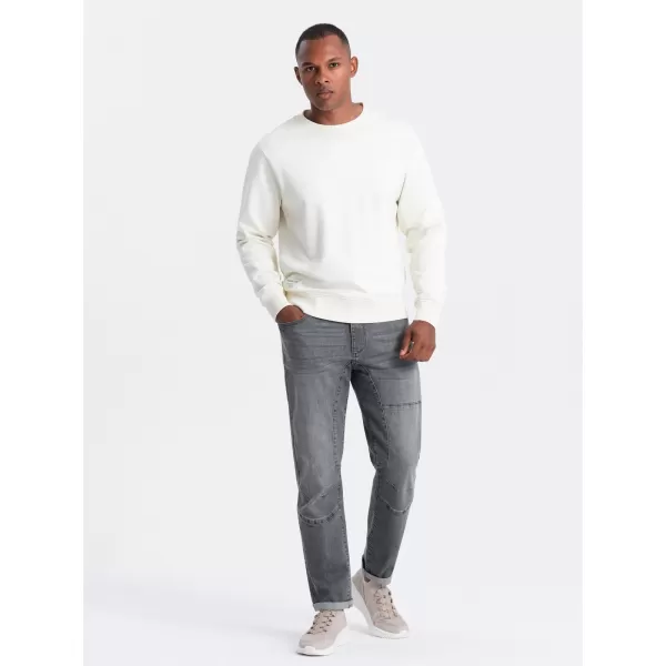  Pánské džíny OMBRE OM-PADP-0161 GRAY 