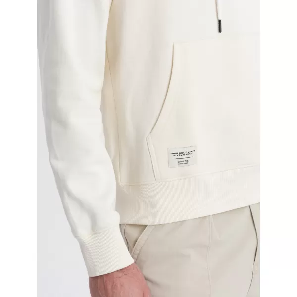  Pánská mikina OMBRE OM-SSBN-0177 CREAM 