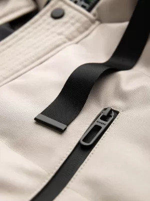 Pánská zimní bunda OMBRE OM-JALJ-0182 BEIGE