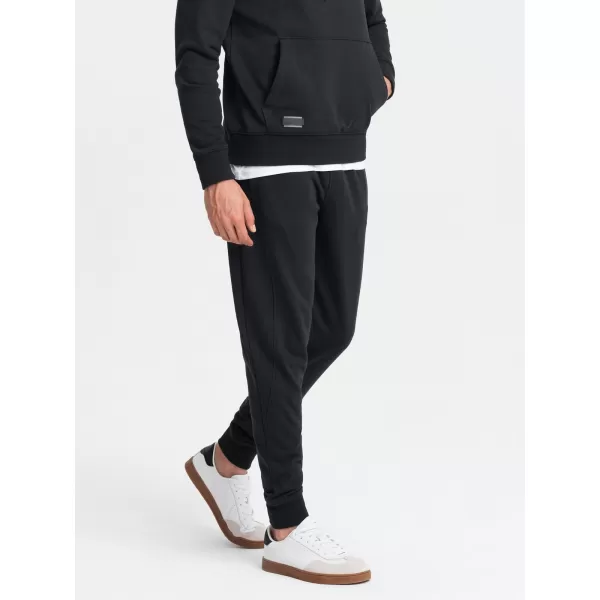  Pánské tepláky OMBRE OM-PABS-0174 BLACK 