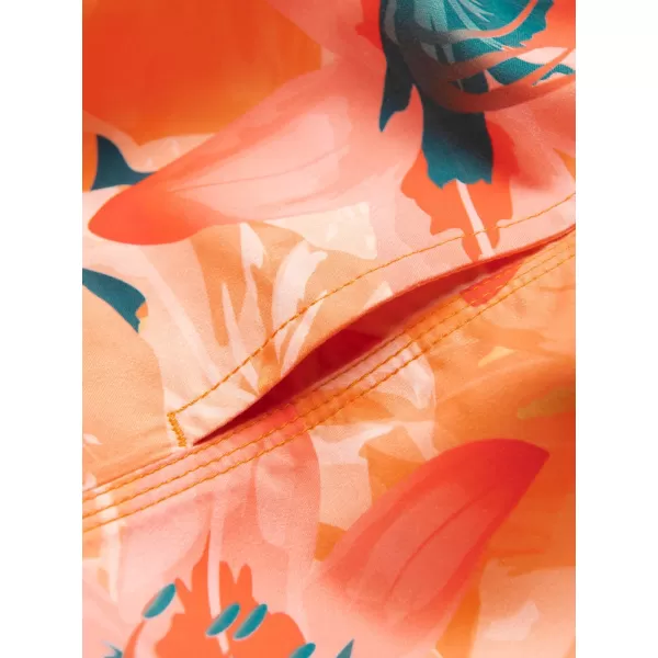  Pánské koupací kraťasy OMBRE OM-SRBS-0140 ORANGE 