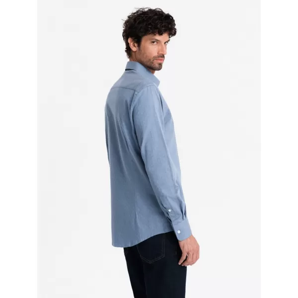  Pánská košile OMBRE OM-SHCS-0175 BLUE 
