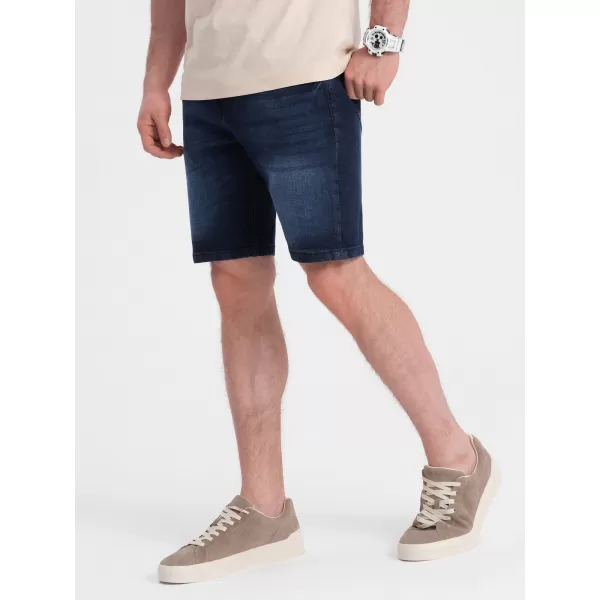  Pánské kraťasy OMBRE OM-SRDS-0145 DARK BLUE 