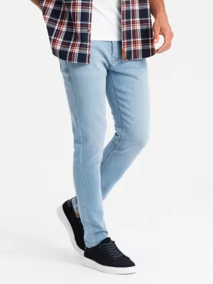 Pánské džíny OMBRE OM-PADP-0214 LIGHT BLUE