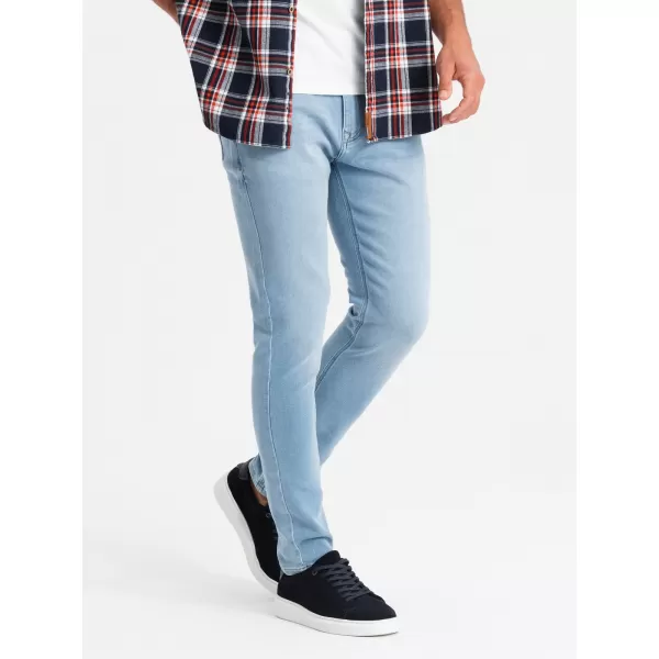  Pánské džíny OMBRE OM-PADP-0214 LIGHT BLUE 