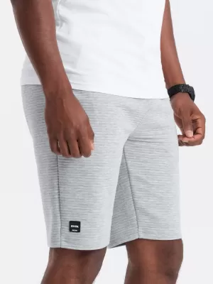 Pánské kraťasy OMBRE OM-SRSK-0150 GRAY