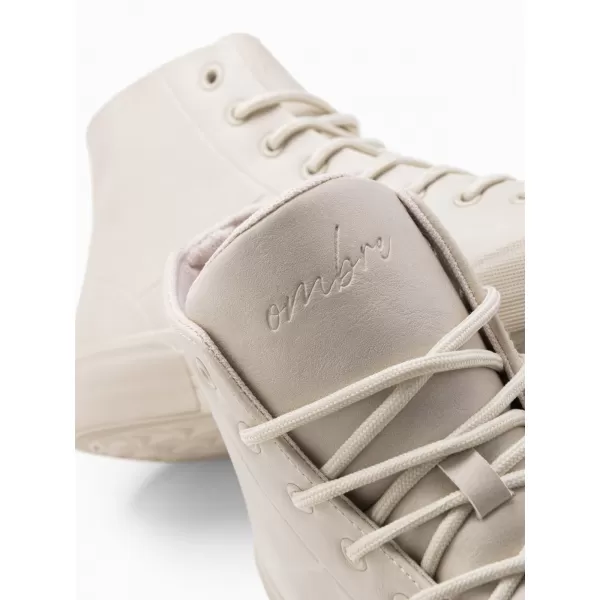  Pánské boty OMBRE OM-FOSH-0138 CREAM 