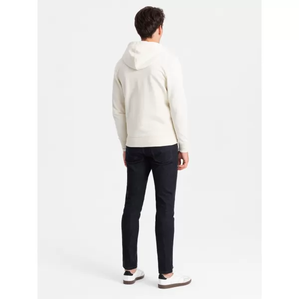  Pánská mikina OMBRE OM-SSBZ-0160 CREAM 