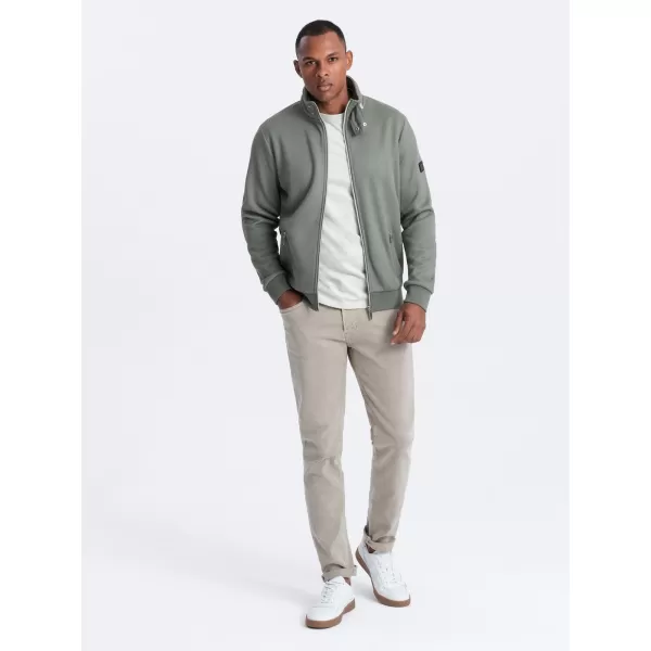  Pánská bunda OMBRE OM-JANP-0154 KHAKI 