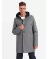 Pánský kabát OMBRE OM-COWC-0122 NAVY BLUE