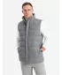 Pánská vesta OMBRE OM-JAVJ-0200 GREY MELANGE