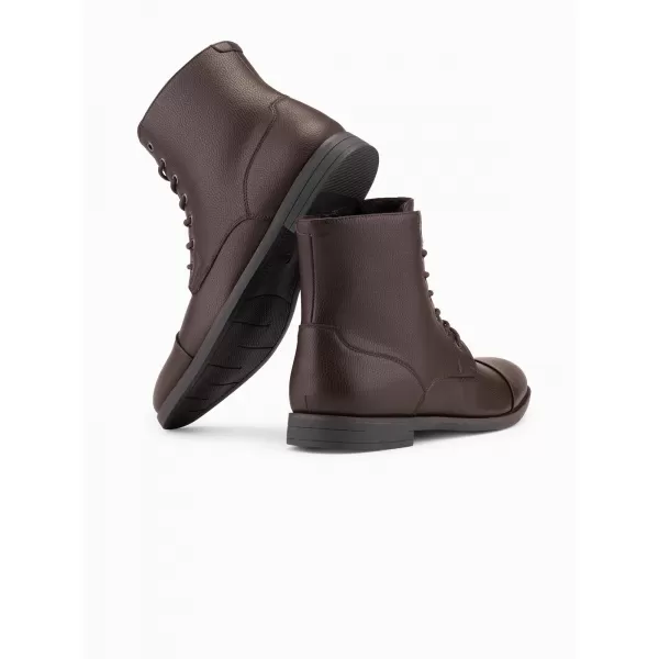  Pánské boty OMBRE OM-FOBO-0172 DARK BROWN 