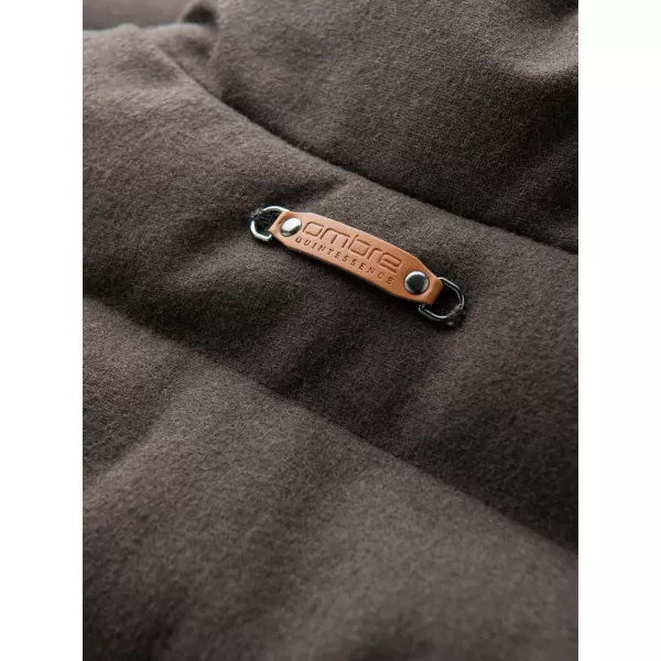  Pánská vesta OMBRE OM-JAVJ-0200 OLIVE MELANGE 