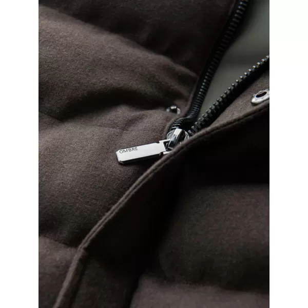  Pánská vesta OMBRE OM-JAVJ-0200 OLIVE MELANGE 
