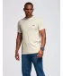 Pánské triko OMBRE OM-TSCT-0115 CREAM