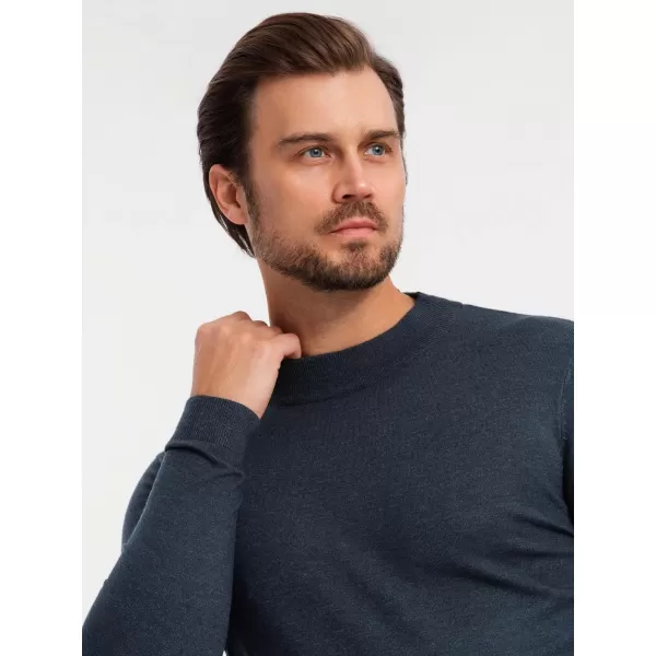  Pánský svetr OMBRE OM-SWTN-0125 NAVY BLUE 