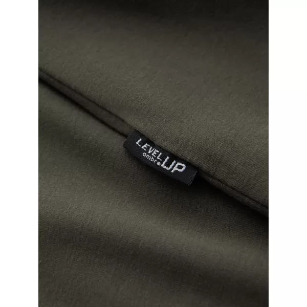  Pánské triko OMBRE OM-LSBC-0129 GRAY-GREEN 