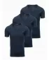 Pánské triko OMBRE OM-TSBS-0233 3X NAVY BLUE