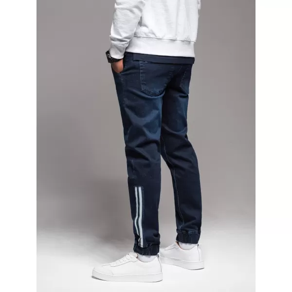  Pánské kalhoty OMBRE OM-PADJ-0156 DARK BLUE 