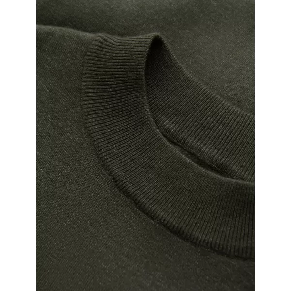  Pánský svetr OMBRE OM-SWTN-0125 DARK OLIVE 