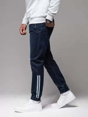 Pánské kalhoty OMBRE OM-PADJ-0156 DARK BLUE