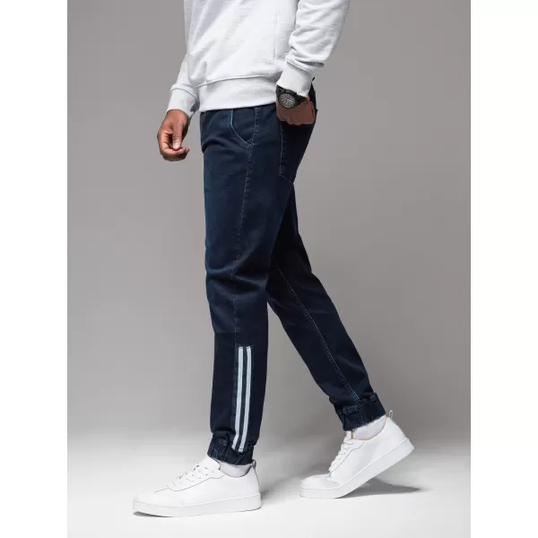 Pánské kalhoty OMBRE OM-PADJ-0156 DARK BLUE 