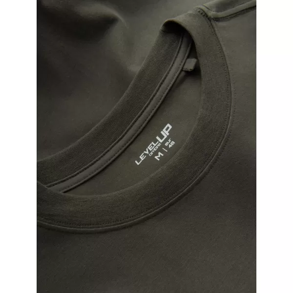  Pánské triko OMBRE OM-LSBC-0129 GRAY-GREEN 