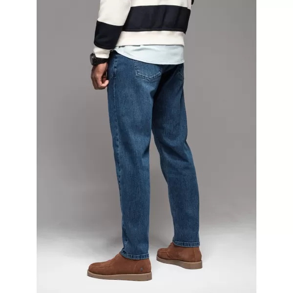  Pánské kalhoty OMBRE OM-PADP-0227 DARK BLUE 