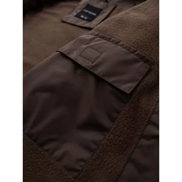  Pánská bunda OMBRE C447 BEIGE/BROWN 